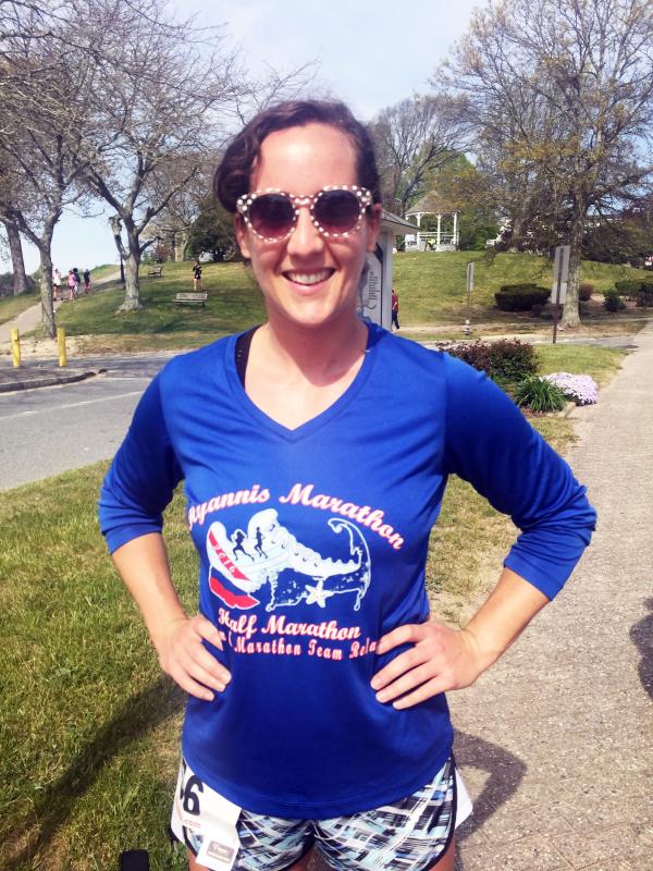 Casey Ducinski donned the red, white and blue for the 14th Annual Armed Forces Day 5K. BY MATTHEW BERNAT